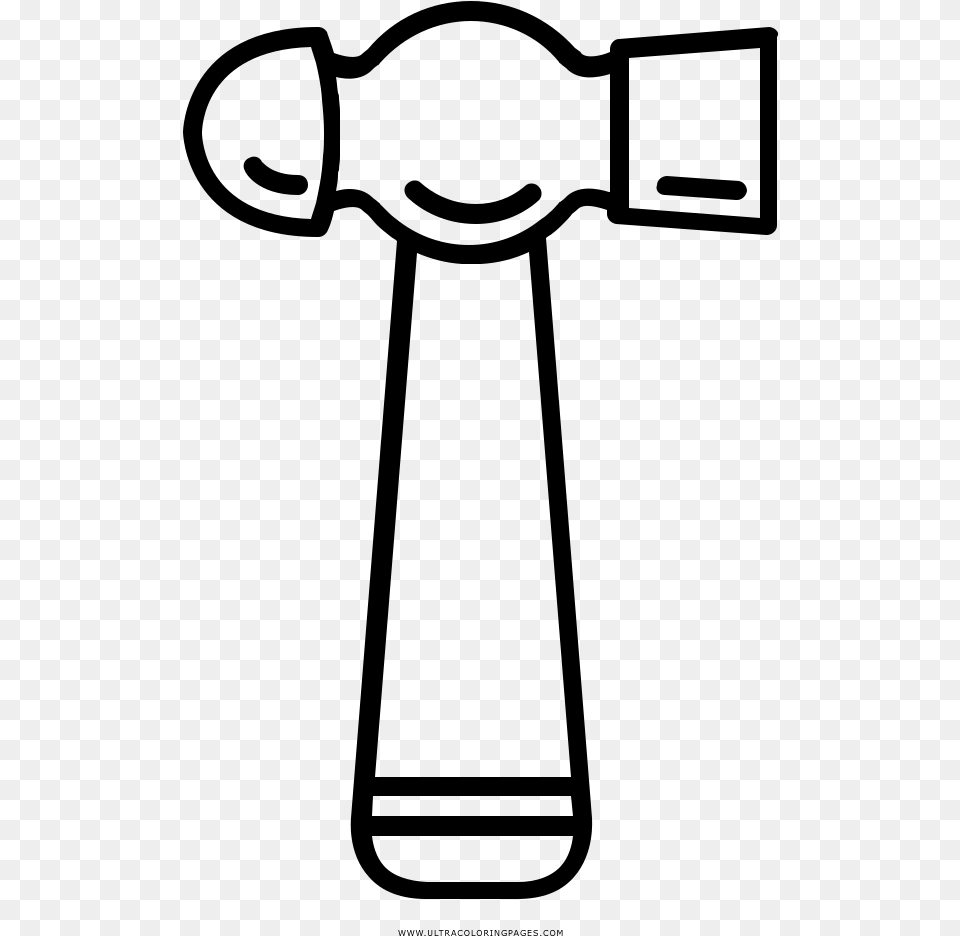 Ball Peen Hammer Clipart Black And White, Gray Png