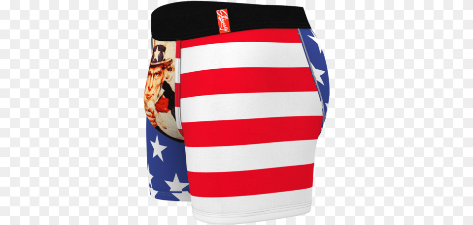 Ball Pouch Underwear Mens Boxers Usaitemprop Want You For U S Army, Clothing, Shorts, Flag, Swimming Trunks Png Image