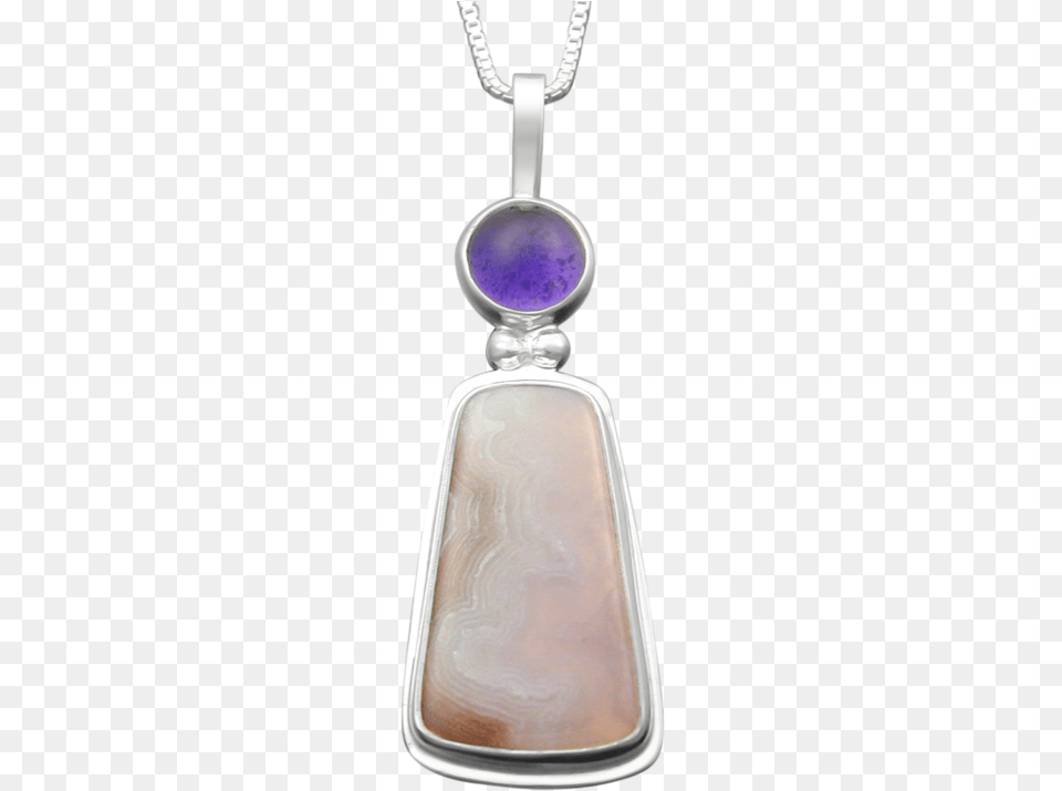 Ball Sheet Pendant With Purple Agate And Amethyst Agate, Accessories, Gemstone, Jewelry, Ornament Free Png Download