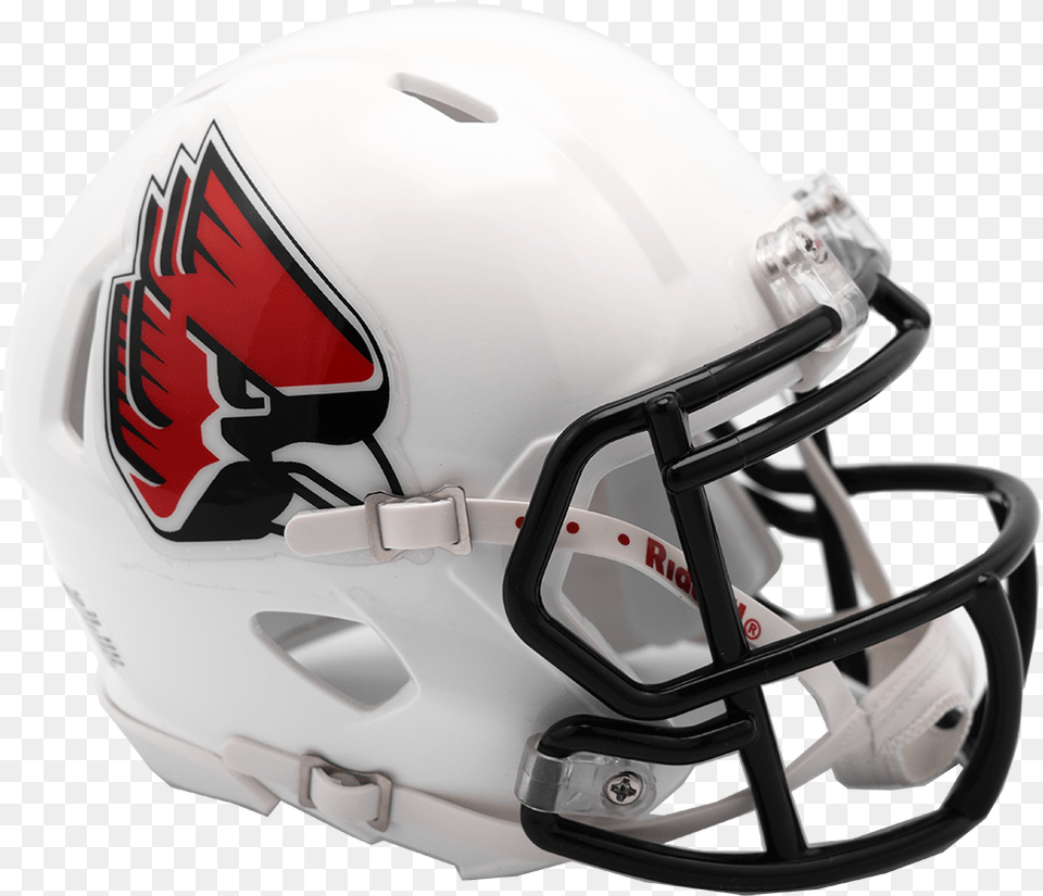 Ball State Speed Mini Helmet Miami Oh Football Helmet, American Football, Football Helmet, Sport, Person Free Png Download