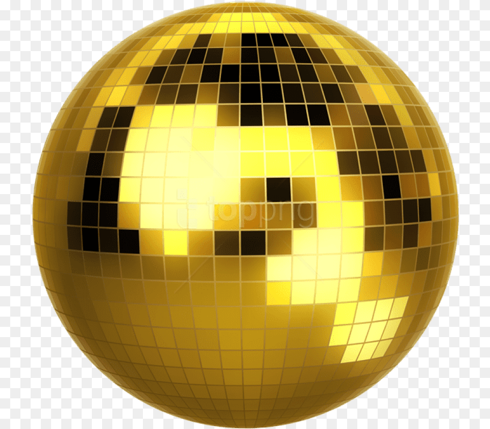 Ball Transparent Background Gold Disco Ball, Sphere, Lamp, Lighting Free Png Download