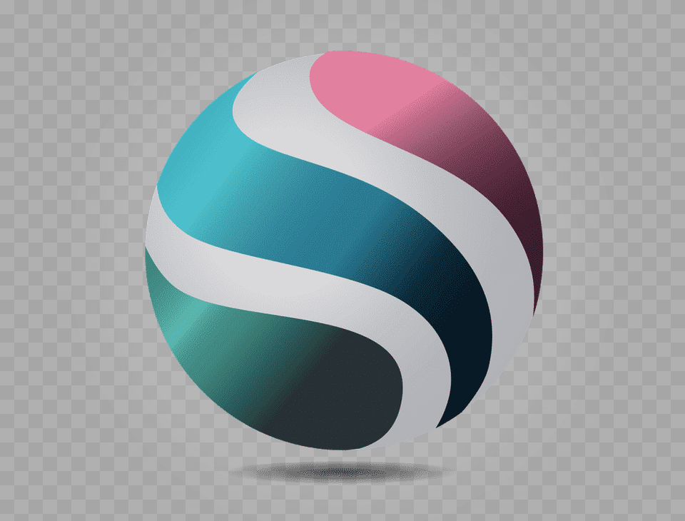 Ball Vector Design Logo Signet Blue Green Logo Bola, Sphere, Football, Soccer, Soccer Ball Png