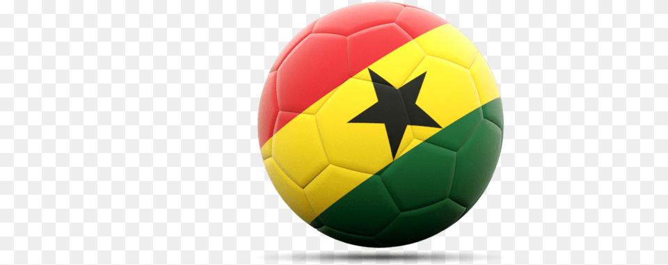 Ball With Ghana Flag, Football, Soccer, Soccer Ball, Sport Free Png