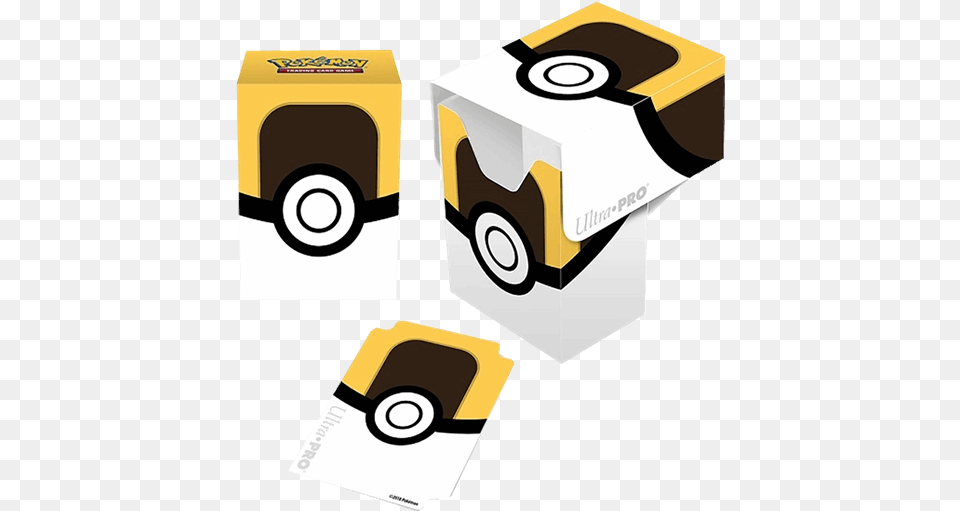Ball39 Yellow And Black Deck Box Pokmon, Cardboard, Carton, Device, Grass Free Png