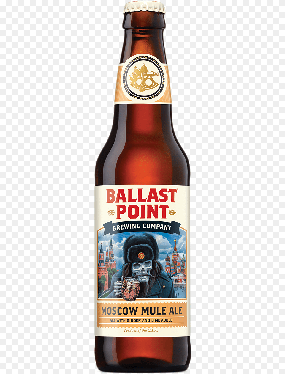 Ballast Point Moscow Mule, Adult, Person, Liquor, Lager Free Transparent Png