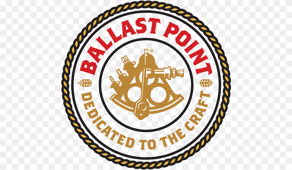 Ballast Point Round Logo Sticker Large Ballast Point Logo, Emblem, Symbol, Badge, Machine Free Png Download