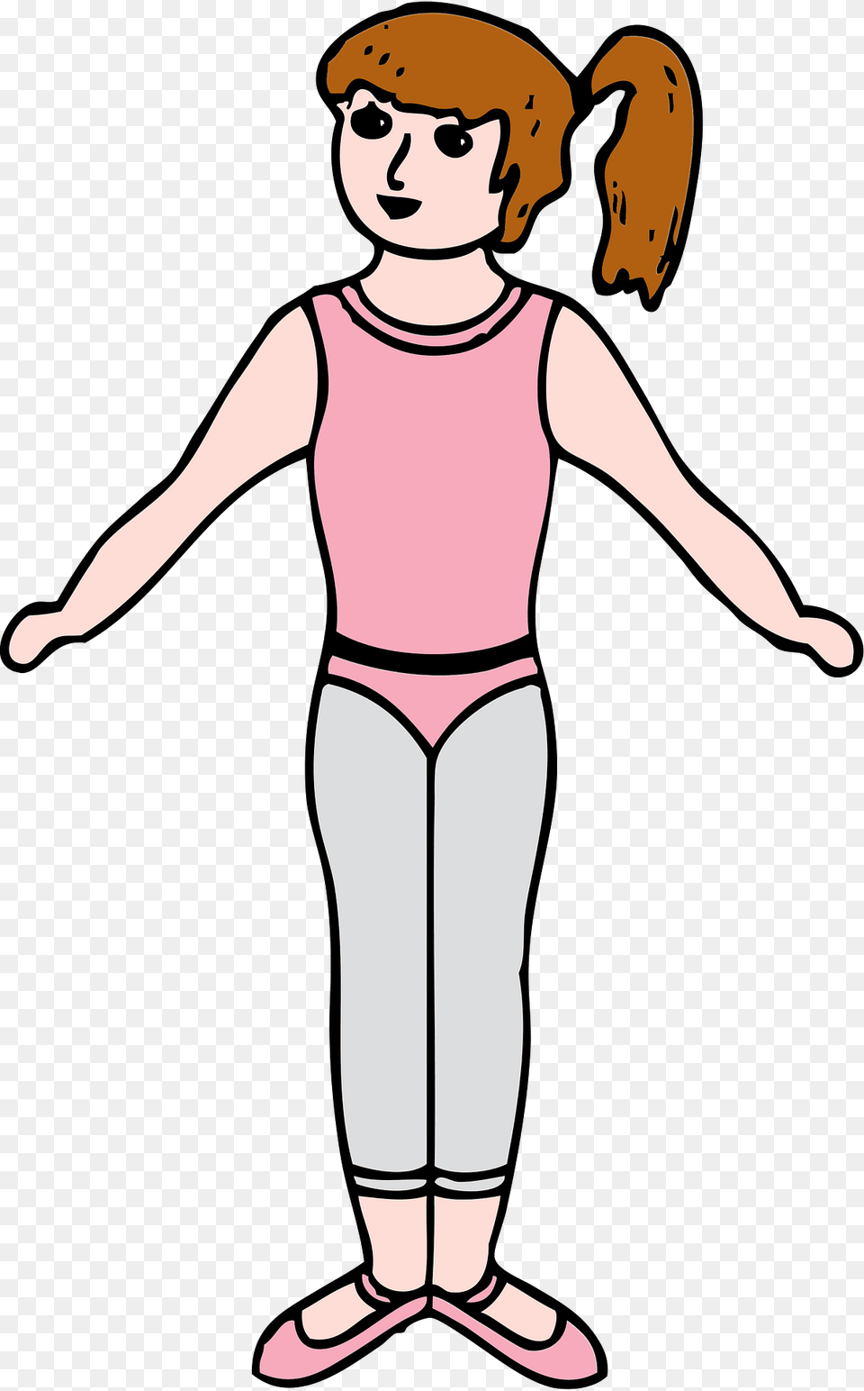 Ballerina Clipart, Baby, Person, Face, Head Free Png