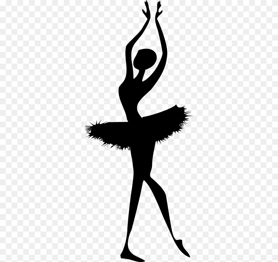 Ballerina Dancer Silhouette Sticker Silueta De Bailarina Clasica, Cross, Symbol, Lighting Free Png Download