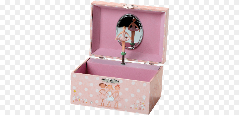 Ballerina Keepsake Jewelry Boxclass Box, Child, Female, Girl, Person Free Png Download