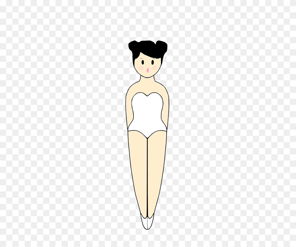 Ballerina Pencil Pal In Bathing Suit, Person, Face, Head Free Png Download