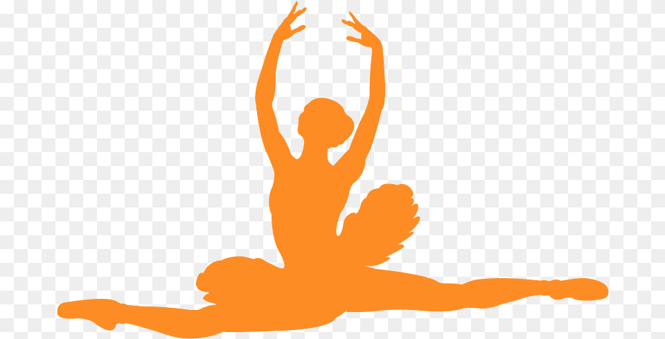 Ballerina Silhouette Grand Jete, Dancing, Leisure Activities, Person, Ballet Free Png