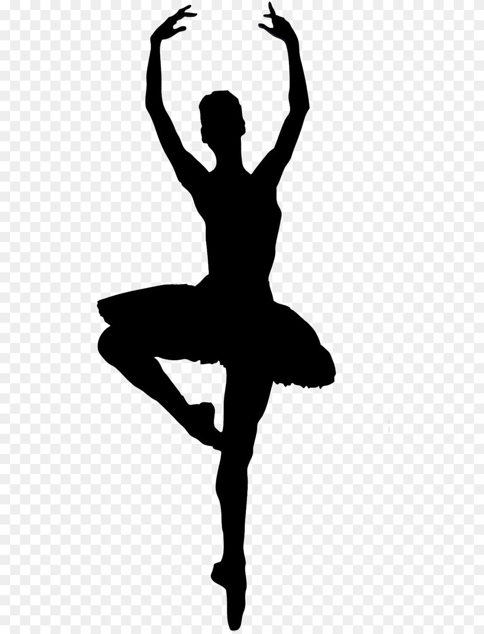 Ballerina Silhouette Image Background Ballet Dancer Silhouette, Dancing, Leisure Activities, Person Png
