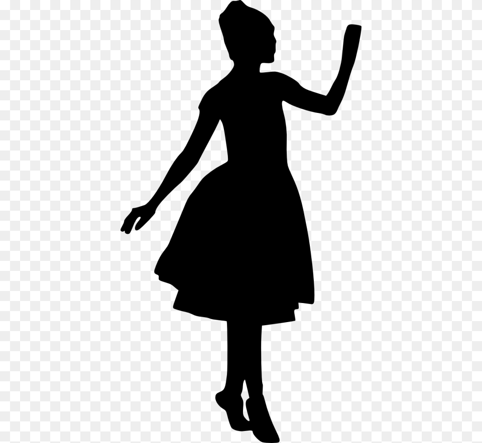 Ballerina Silhouette Image Person Dress Silhouette Background, Dancing, Leisure Activities, Adult, Female Free Transparent Png