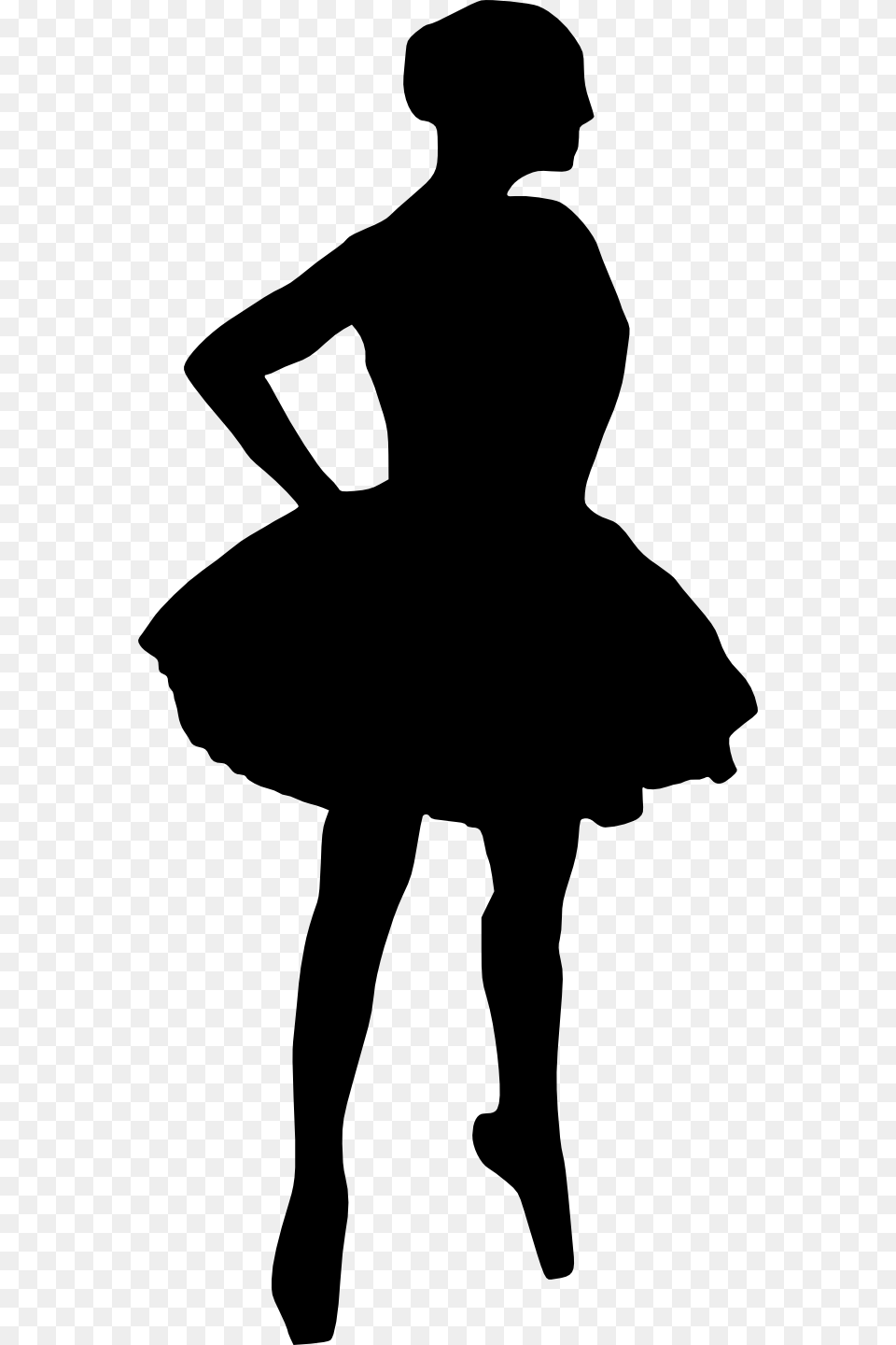 Ballerina Silhouette Little Girl Silhouette Background, Dancing, Leisure Activities, Person, Adult Free Png Download