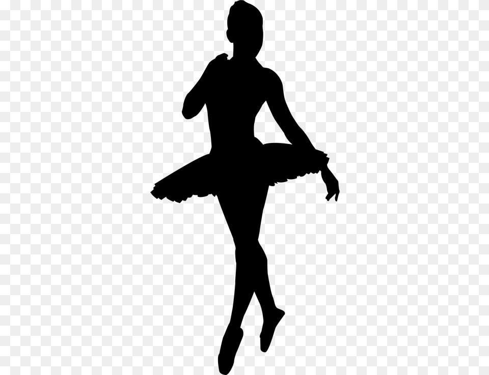 Ballerina Silhouette Sticker, Lighting Free Png Download