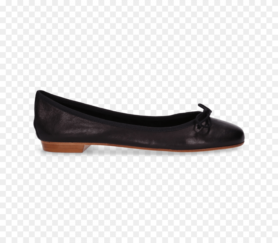 Ballerina Soft Smooth Leather Black Shoe, Clothing, Footwear, Suede Free Png Download