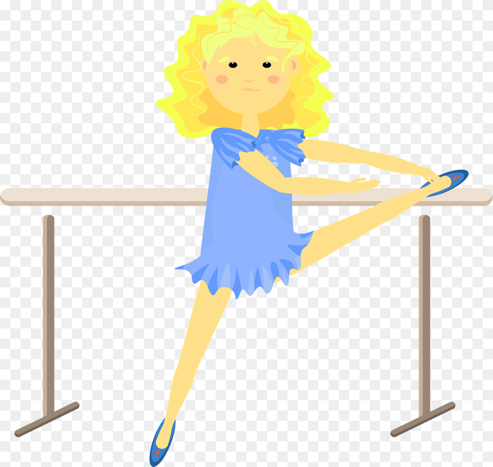 Ballerina Stretching Clipart, Person, Dancing, Leisure Activities, Face Png