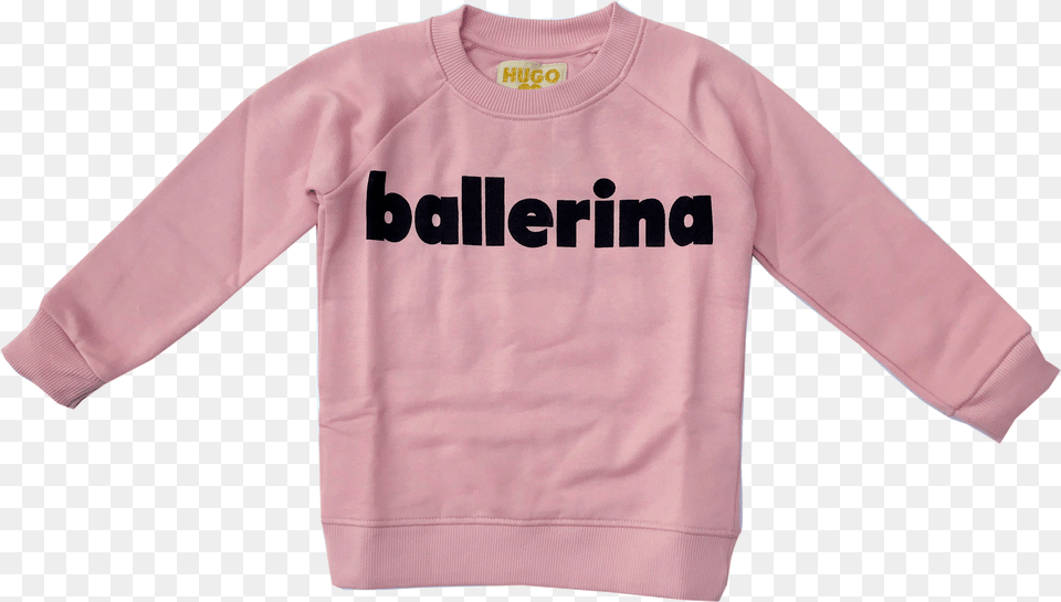 Ballerina Sweat Shirt, Clothing, Knitwear, Long Sleeve, Sleeve Png Image