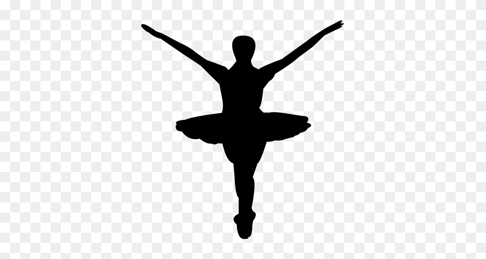 Ballet Ballet Fitness Icon With And Vector Format For, Gray Free Png Download
