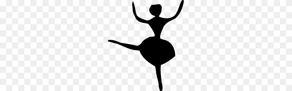 Ballet Clipart, Gray Png Image