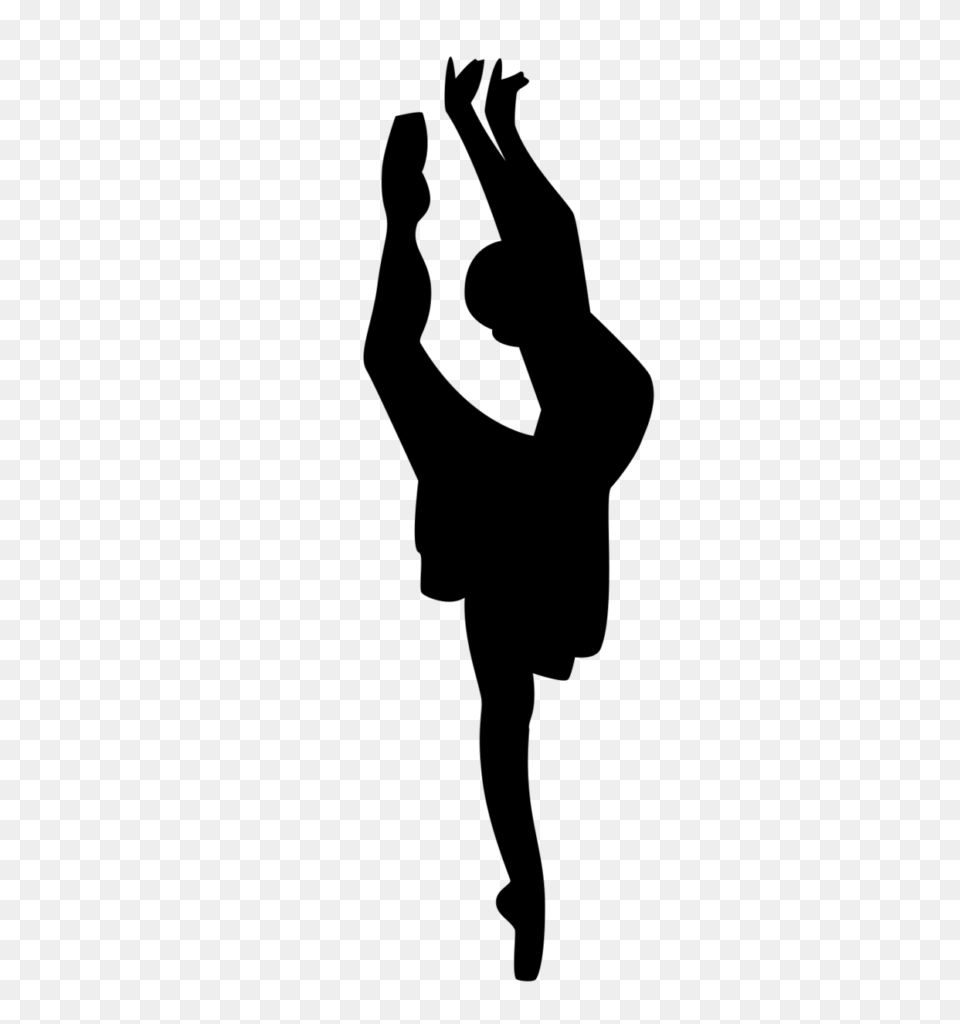 Ballet Clipart, Gray Png