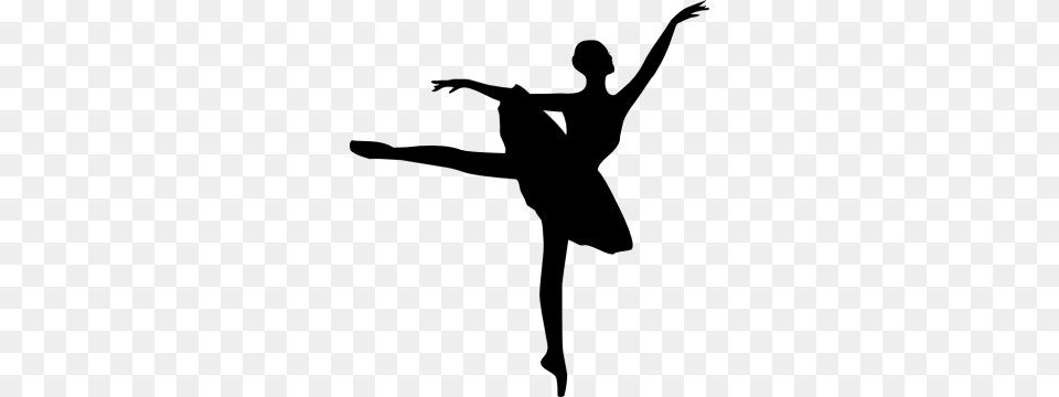 Ballet Clipart, Gray Free Png Download