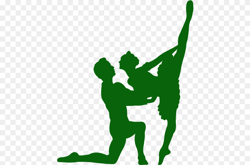 Ballet Couple Silhouette, Dancing, Leisure Activities, Person Png Image