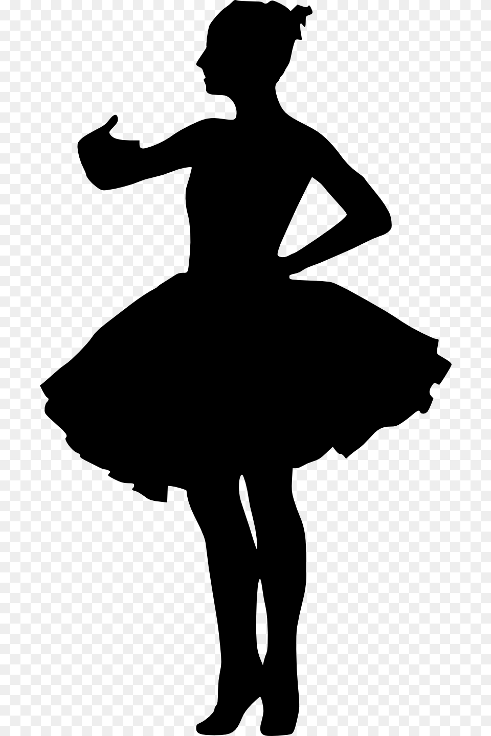 Ballet Dance Silhouettes Transparent Background, Dancing, Leisure Activities, Person, Silhouette Png