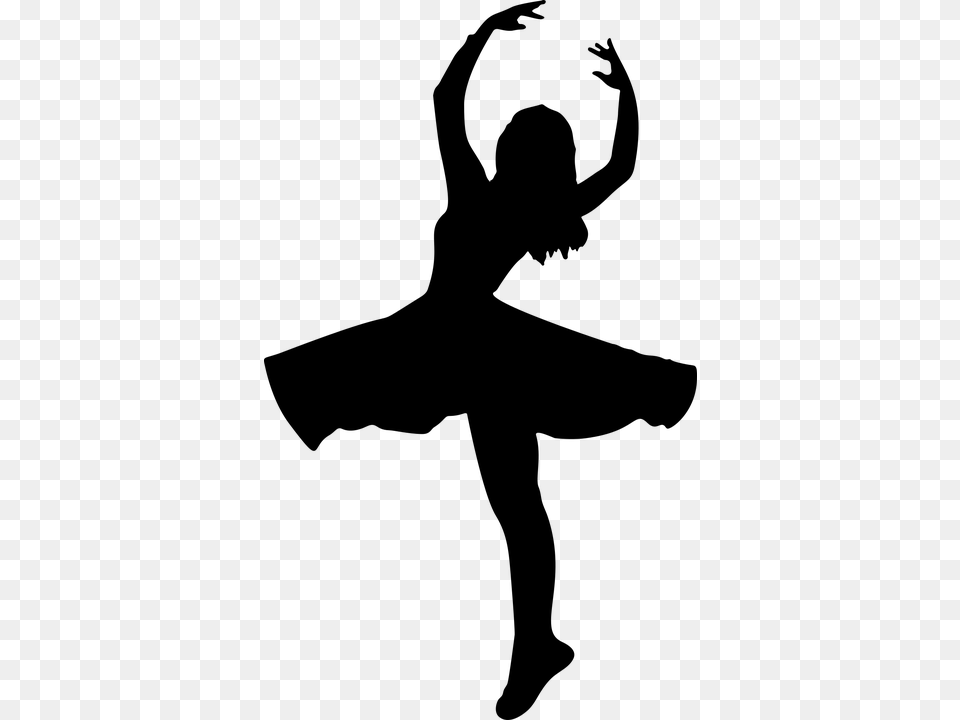 Ballet Dancer, Gray Png Image