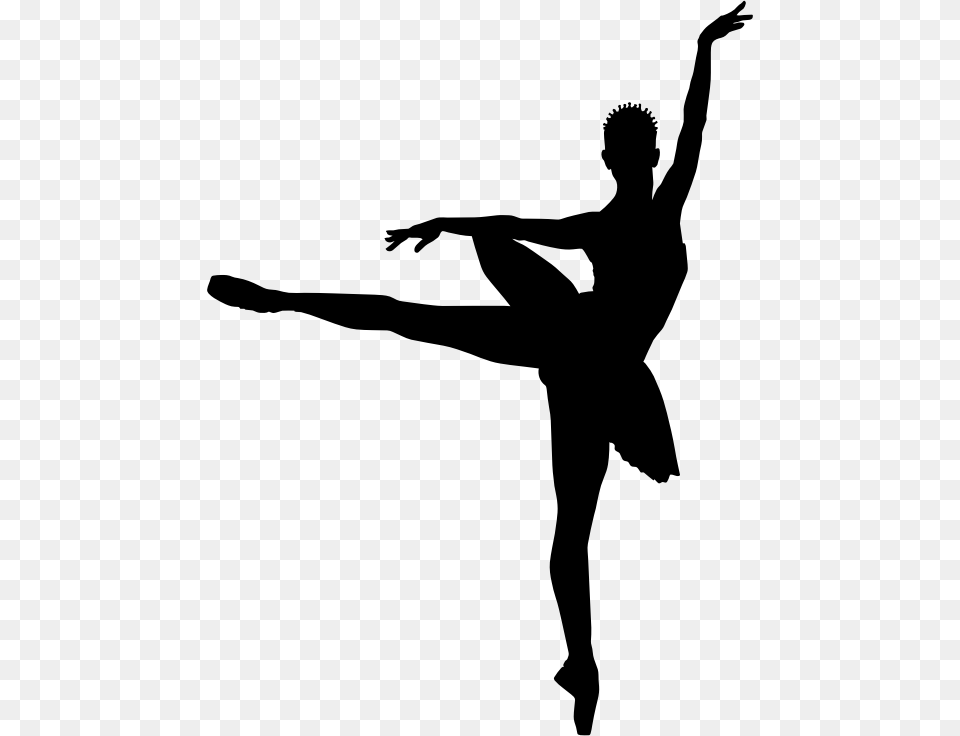 Ballet Dancer, Gray Free Png Download