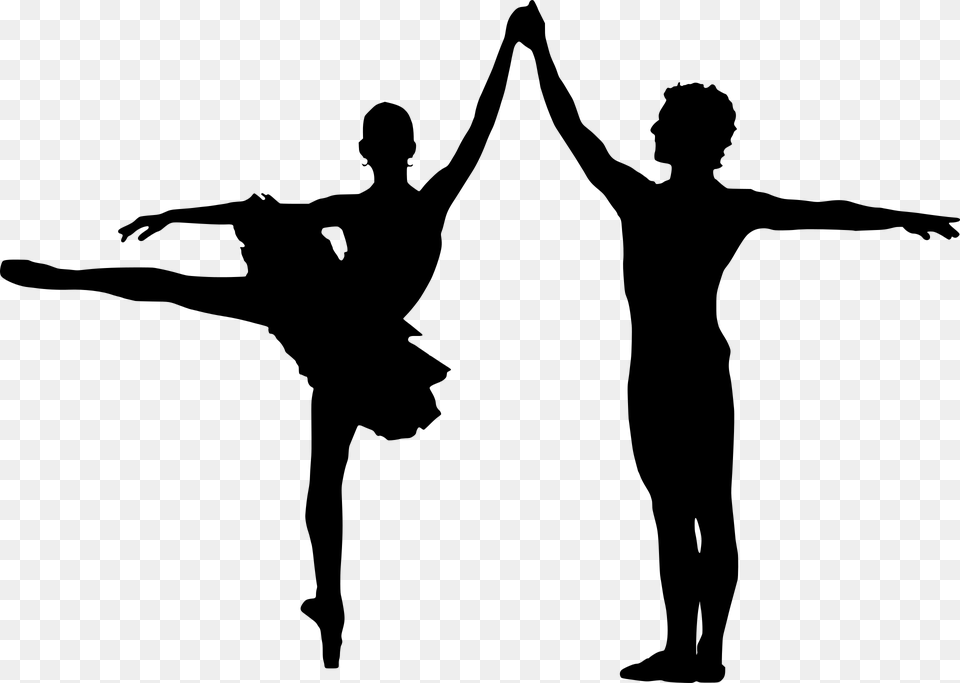 Ballet Dancer, Gray Free Transparent Png