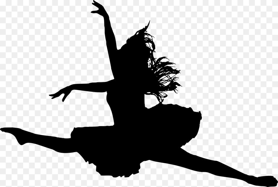 Ballet Dancer, Gray Free Png Download