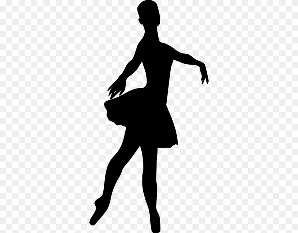 Ballet Dancer Ballet Shoe Black And White, Gray Free Transparent Png