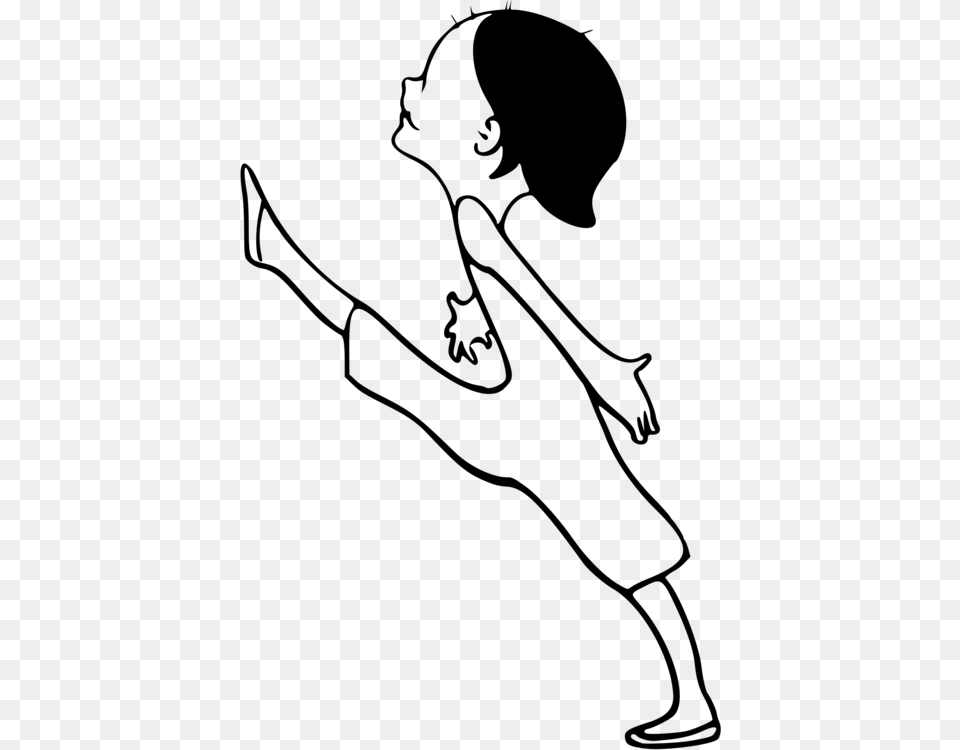 Ballet Dancer Ballet Shoe Character, Gray Free Transparent Png