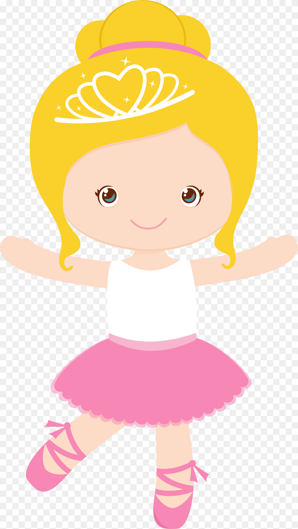 Ballet Dancer Clip Art Transprent Bailarina Dibujo Princesa, Face, Head, Person, Baby Free Transparent Png