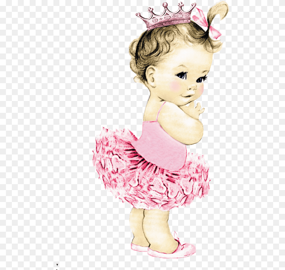 Ballet Dancer Infant Tutu Clip Art Cute Baby Princess Clipart, Accessories, Person, Dancing, Leisure Activities Png