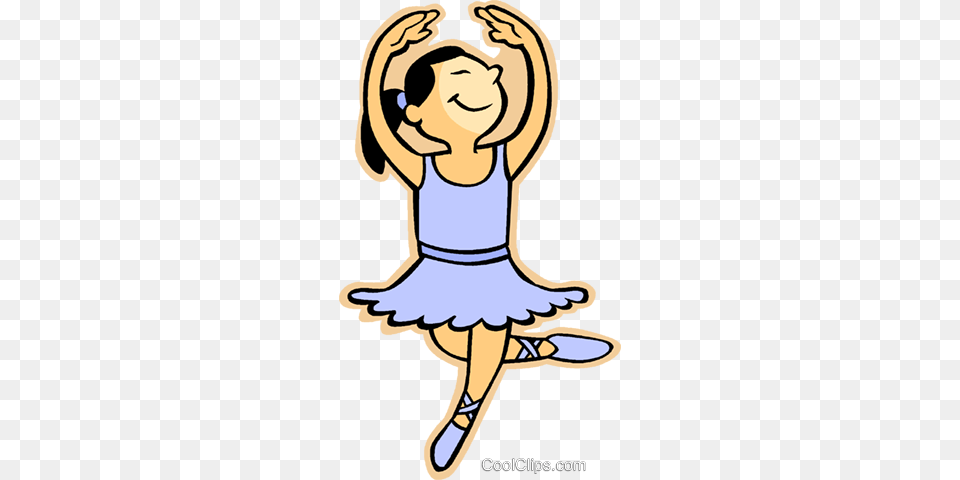 Ballet Dancer Royalty Vector Clip Art Illustration, Dancing, Leisure Activities, Person, Baby Free Png Download