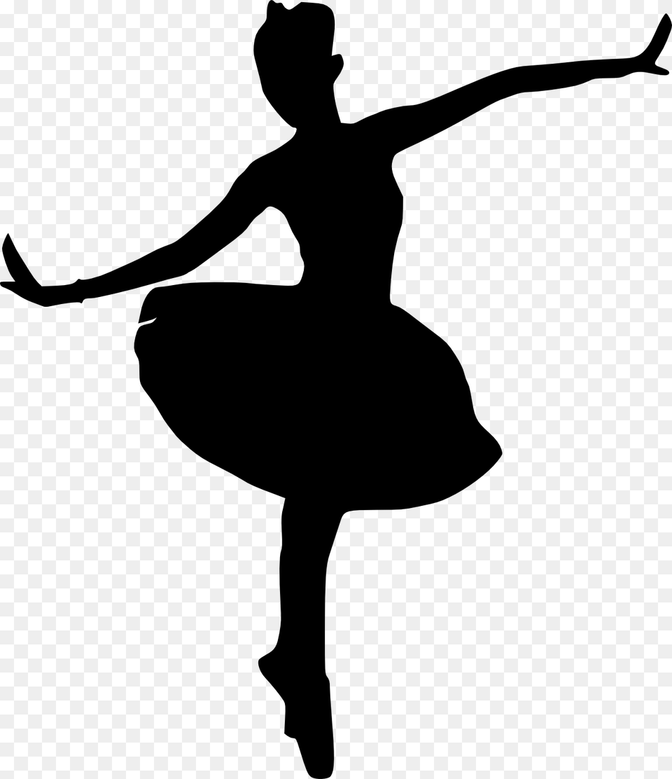 Ballet Dancer Silhouette Symbol Clip Art Transparent Background Ballerina Silhouette, Dancing, Leisure Activities, Person, Adult Free Png