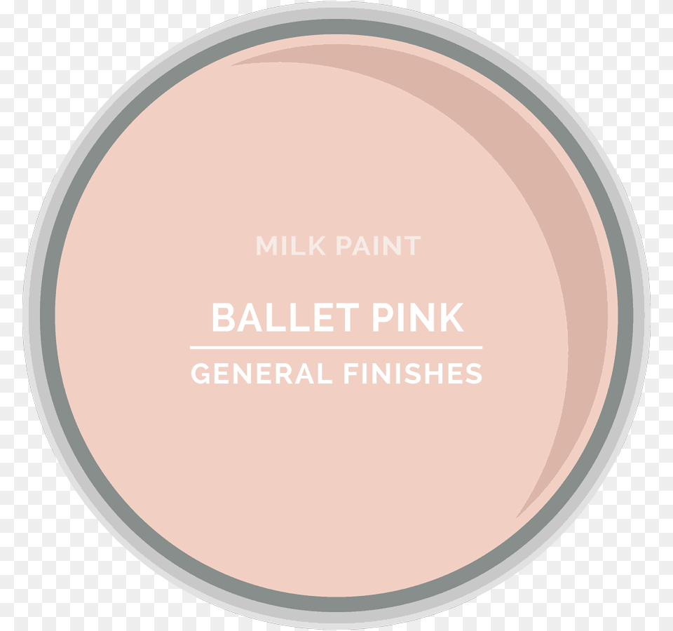 Ballet Pink Milk Paint Color Chip Circle, Face, Head, Person, Cosmetics Png Image