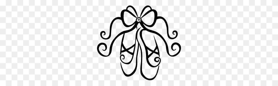 Ballet Shoes With Bow Sticker, Art, Floral Design, Graphics, Pattern Free Transparent Png