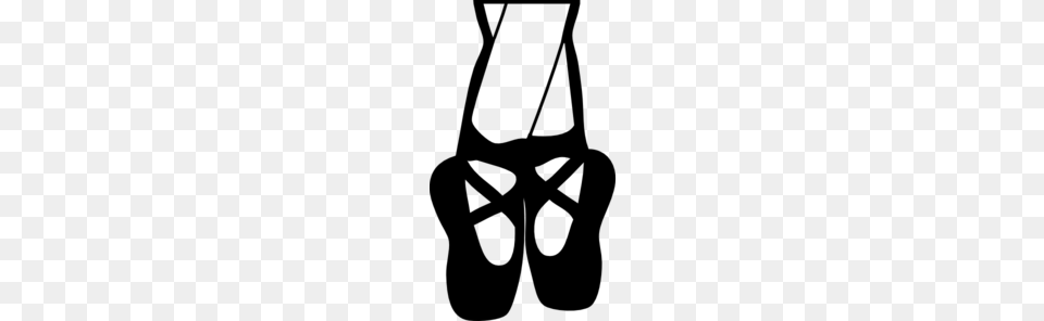 Ballet Slippers Clip Art, Gray Png Image