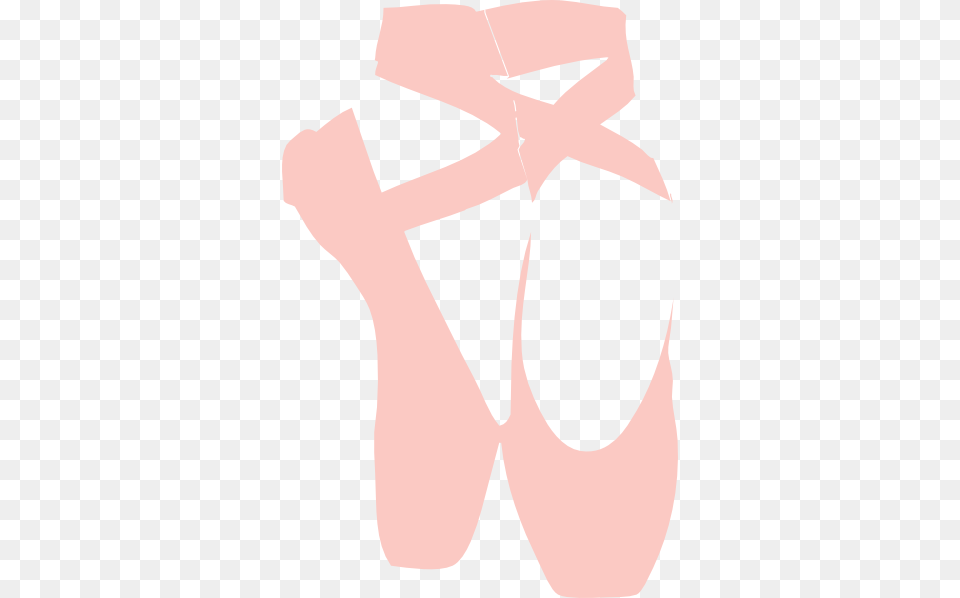 Ballet Slippers Clip Art At Clker Com Vector Clip Art Sapatilha De Bailarina Vetor, Clothing, Lingerie, Underwear, Diaper Free Transparent Png