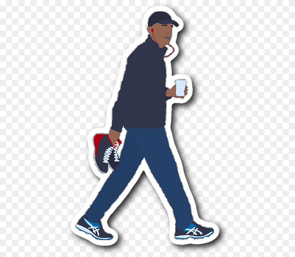 Ballin Barack Obama Sticker Cartoon, Clothing, Shoe, Person, Footwear Free Transparent Png