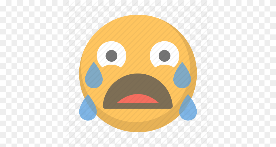 Balling Cry Crying Emoji Eyes Tear Wailing Icon, Plush, Toy Free Png Download