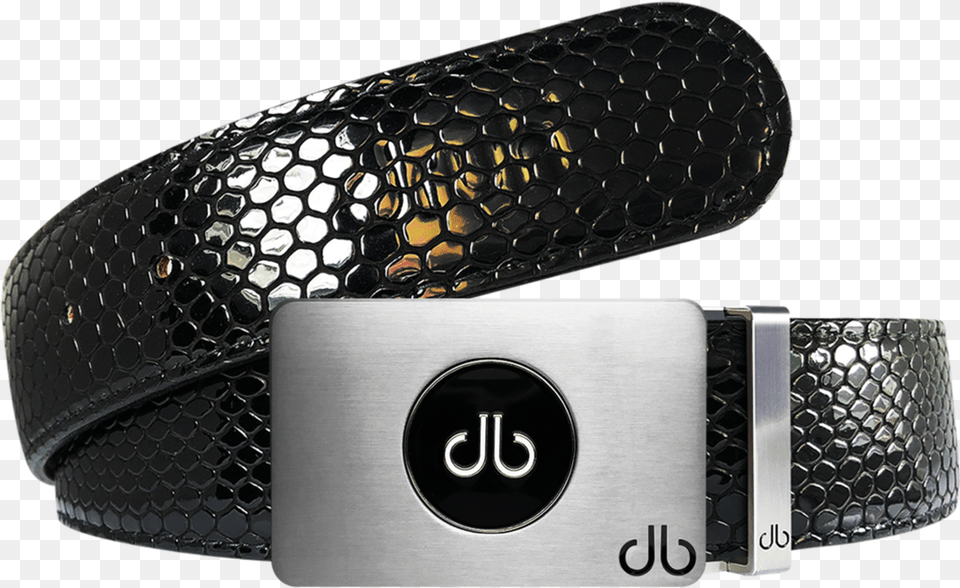 Ballmarker Black Snakeskin Leather Texture Belt Belt, Accessories, Buckle Png