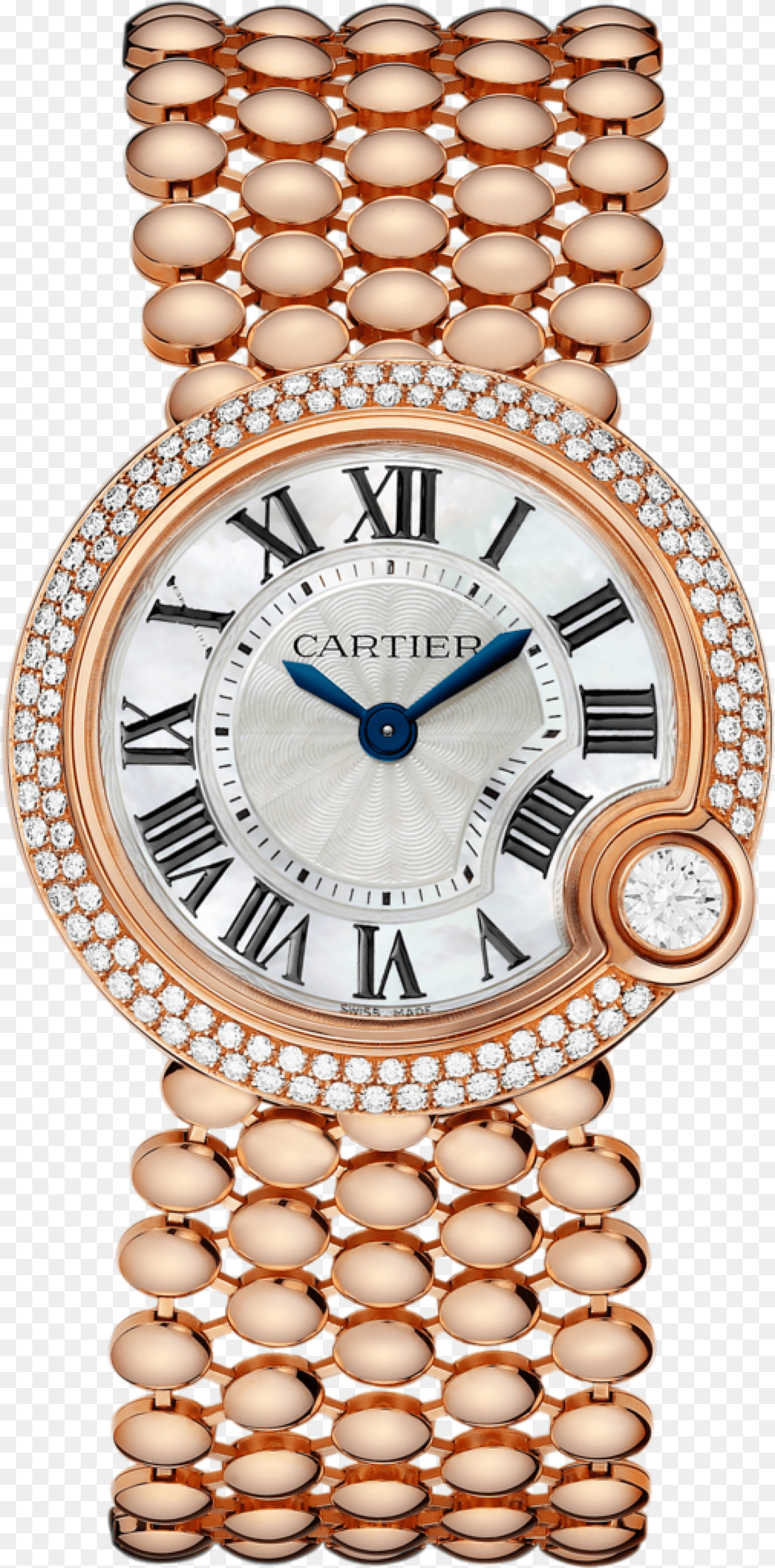 Ballon Blanc De Cartier Watch, Arm, Body Part, Person, Wristwatch Free Png Download