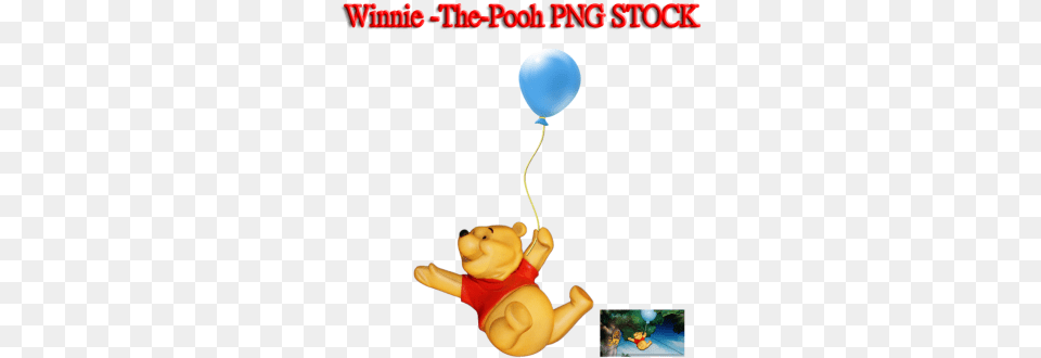 Ballon Winnie The Pooh Images Art, Balloon Free Png Download