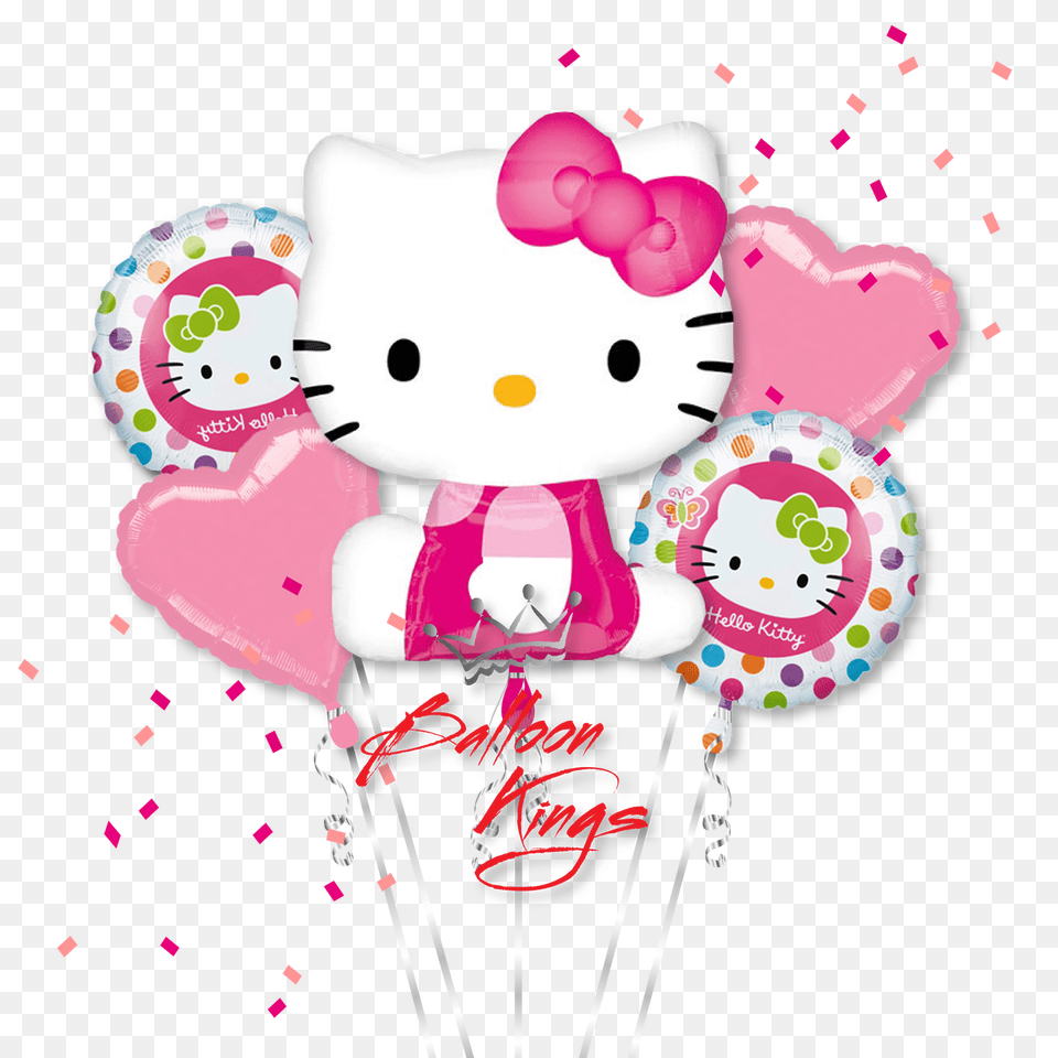 Ballons Clipart Hello Kitty Birthday Hello Kitty Background, Food, Sweets, Balloon, Nature Png