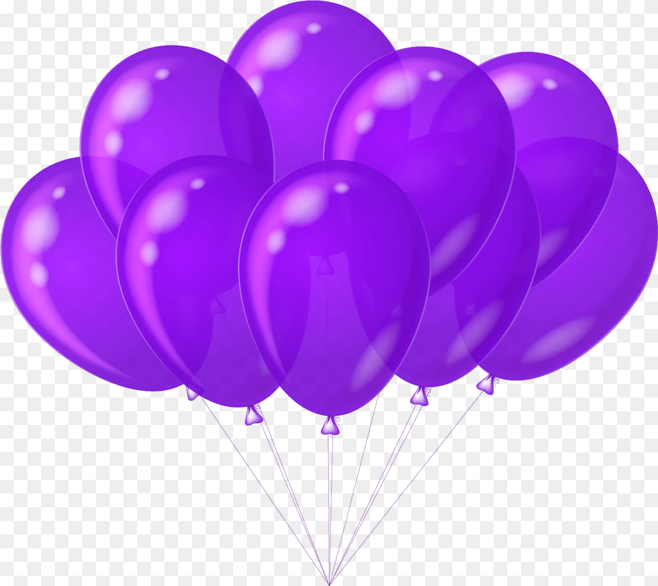 Ballons Transparent Vector Vector Balloons, Balloon, Purple Png Image