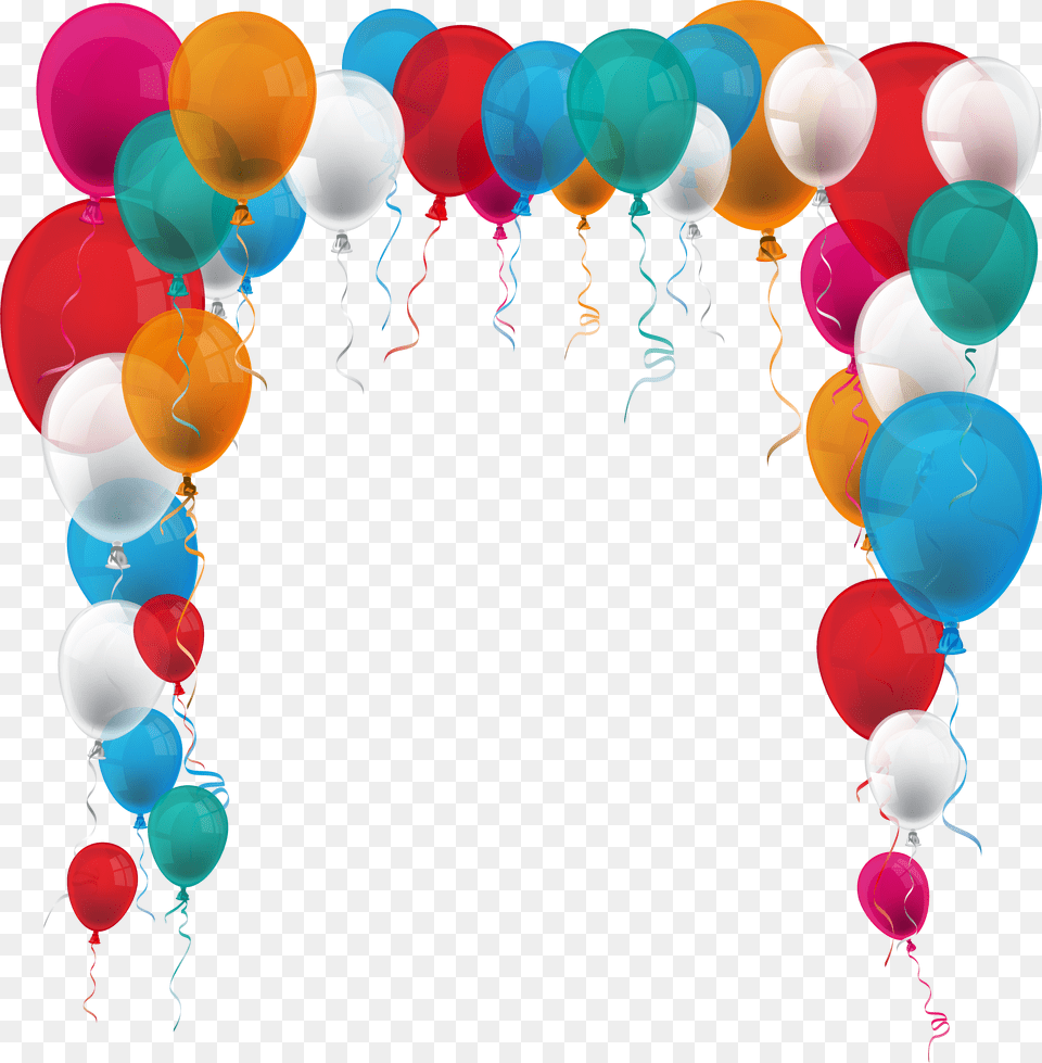 Balloon Arch Clipart Image Balloon Arch, Disk, Symbol, Logo Free Png Download